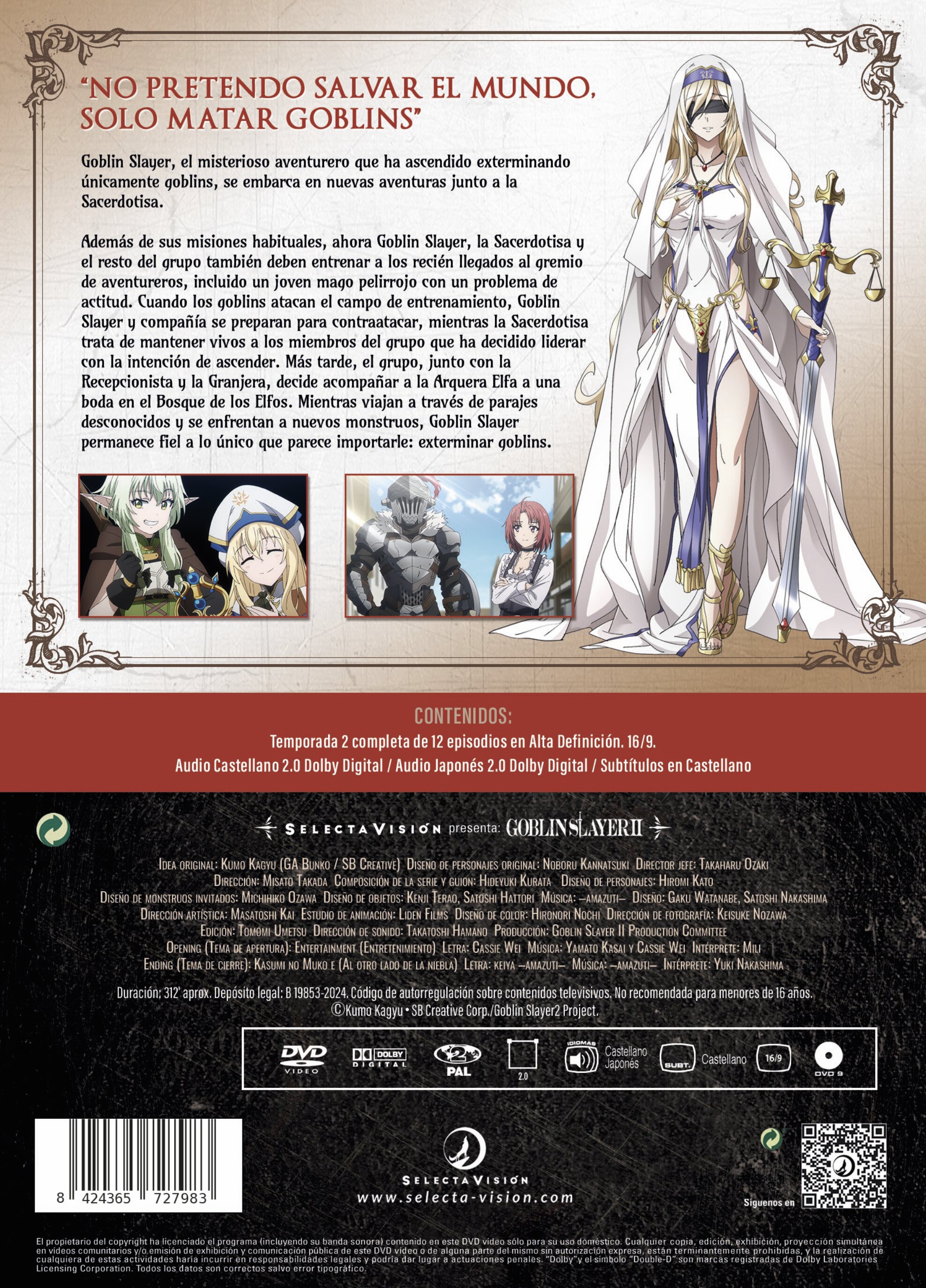 Goblin Slayer. 2ª Temporada (DVD) 3