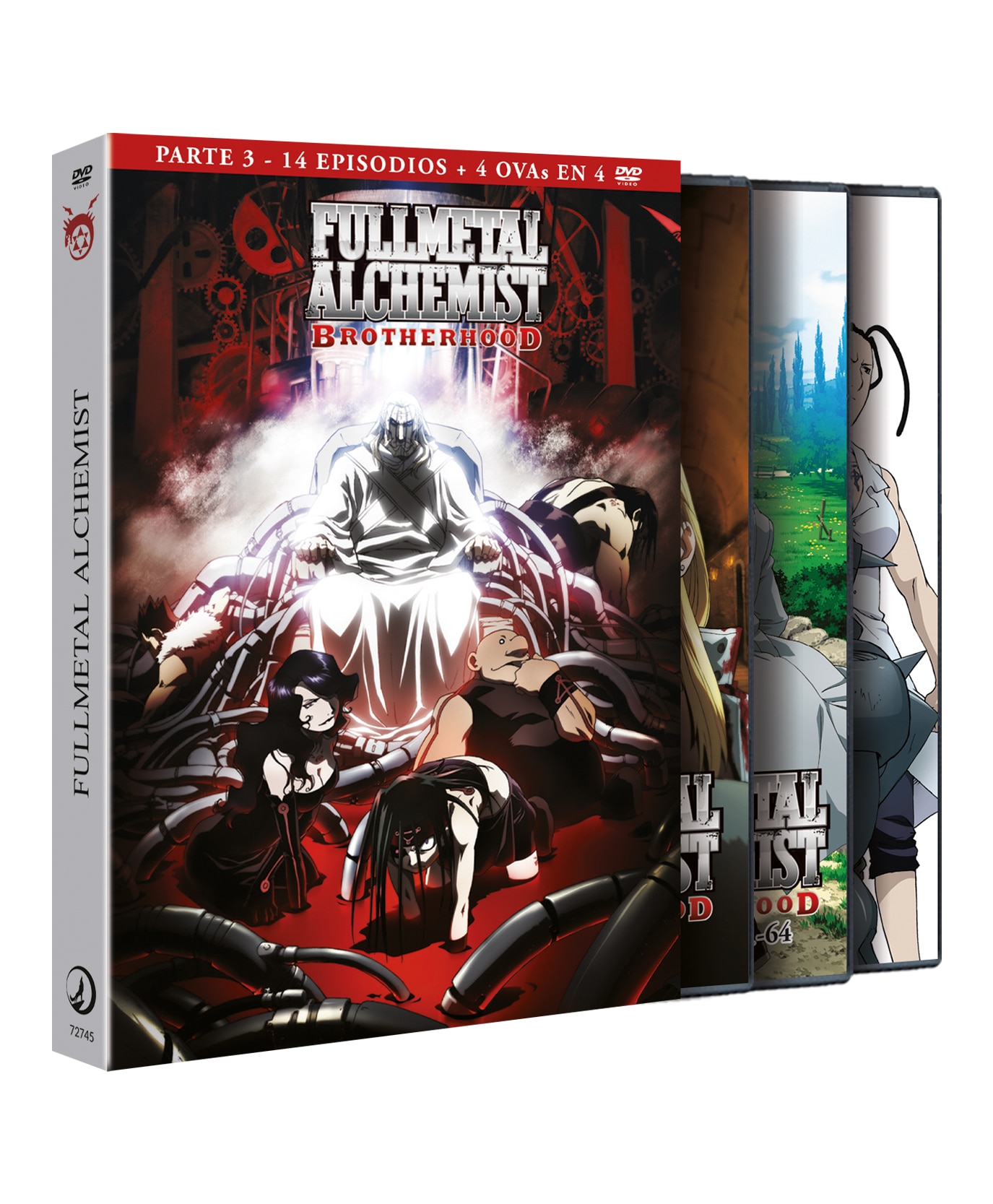 Fullmetal alchemist brotherhood box 3. Episodios 51 a 64 + 4 ova (DVD) 1