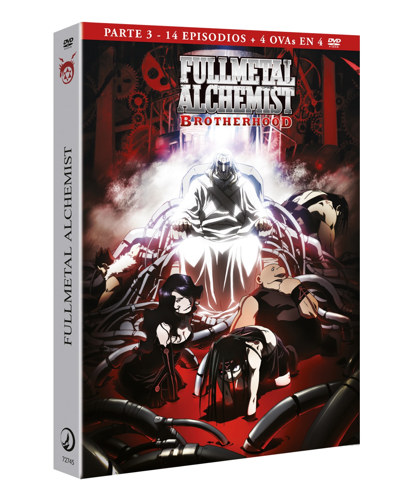 Fullmetal alchemist brotherhood box 3. Episodios 51 a 64 + 4 ova (DVD) 2
