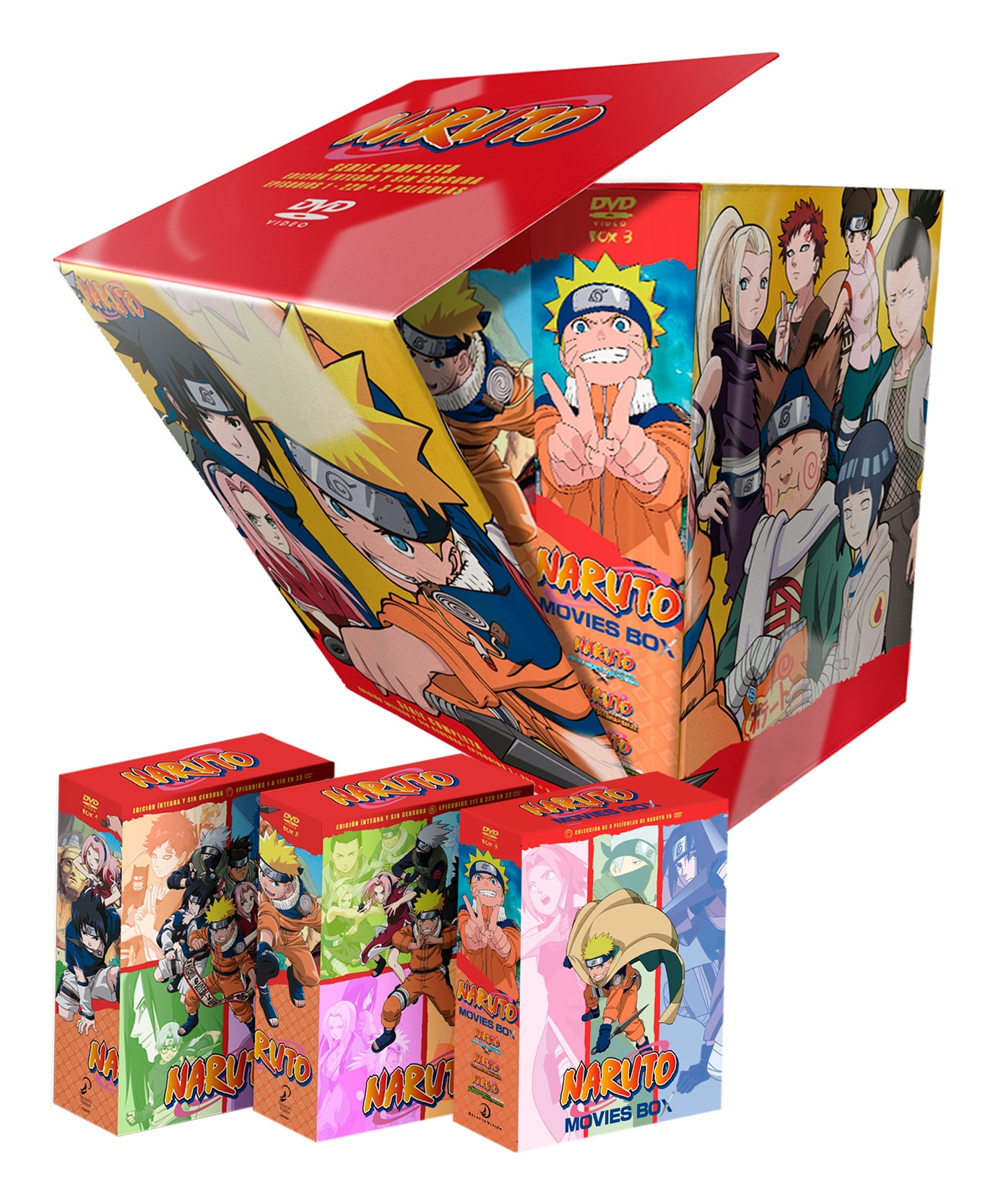 Naruto monster box 2024 (DVD) · SELECTA VISION · El Corte Inglés