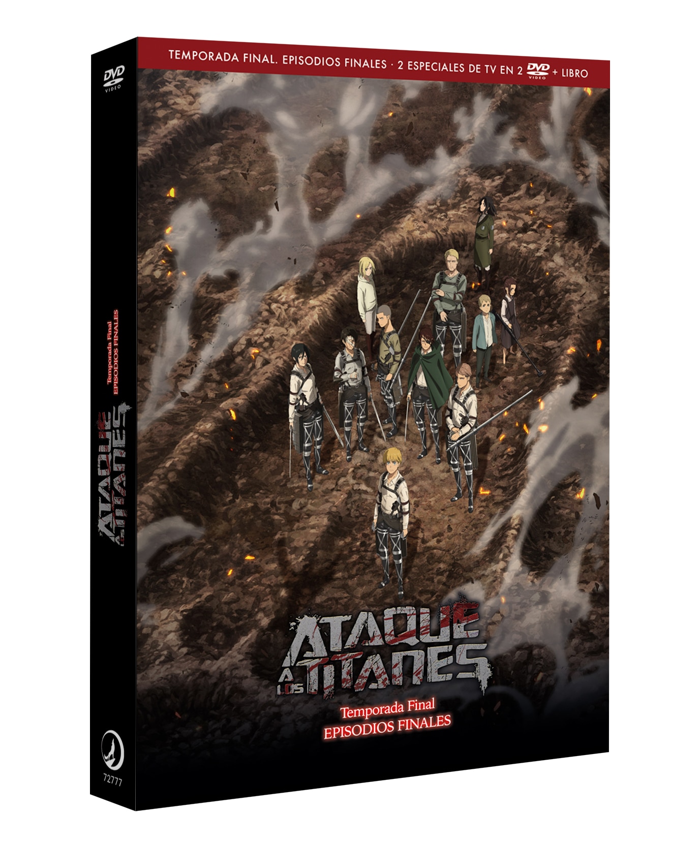 Ataque a los titanes los capitulos finales (DVD) 3