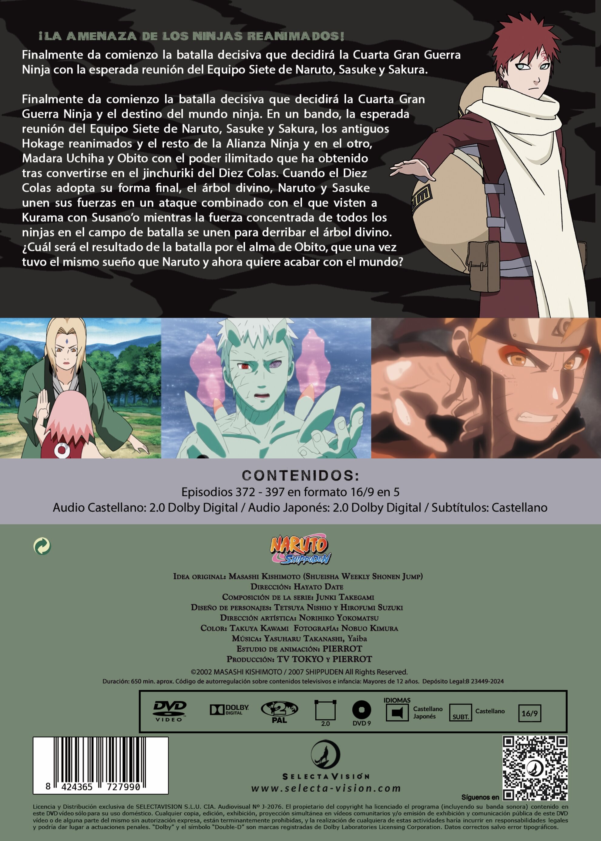 Naruto Shippuden box15 -372 a 397 (26 episodios) (DVD) 4