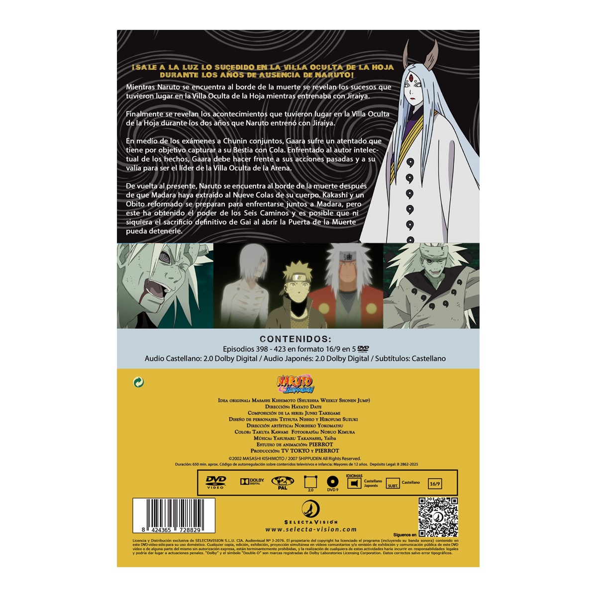 Naruto Shippuden box16 ep 398 a 423 (26 episodios) (DVD) 3