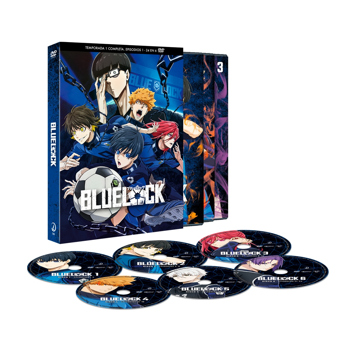 Blue lock. 1ª Temporada, episodios 1 a 24 (DVD) 2