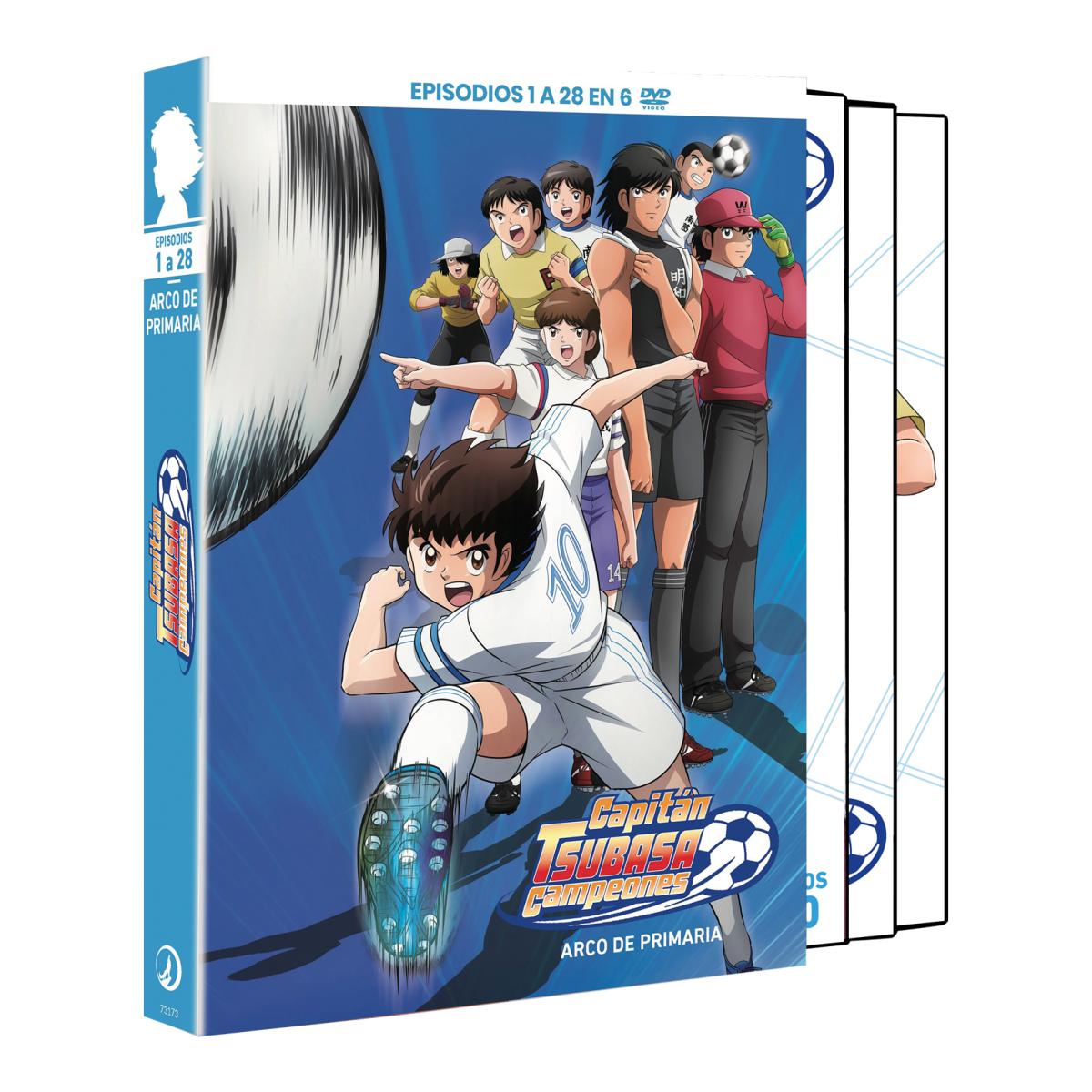 Imagen 0 de Capitán Tsubasa. Campeones Temporada 1 Arco de primaria. episodios 1 a 28. (DVD)