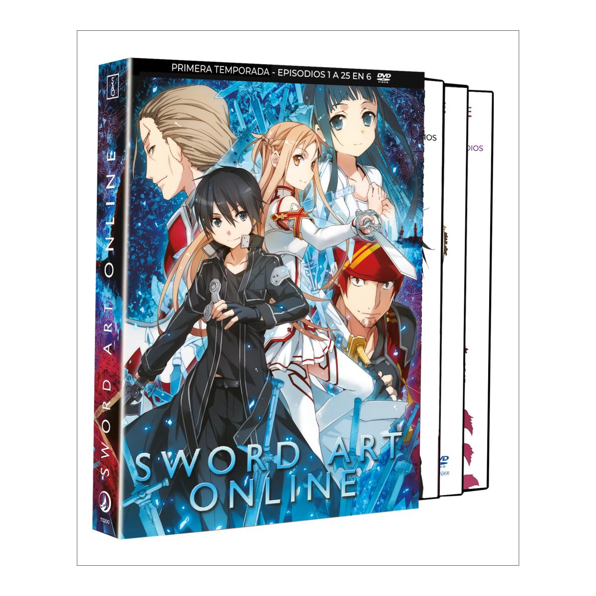 SWORD ART ONLINE. Aincrad & Fairy Dance Arc. Episodios 1 a 25. (DVD) 2