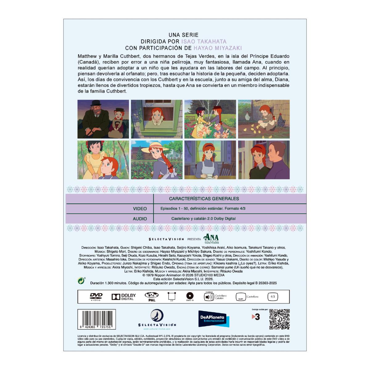 ANA DE LAS TEJAS VERDES SERIE COMPLETA ( DVD) 3