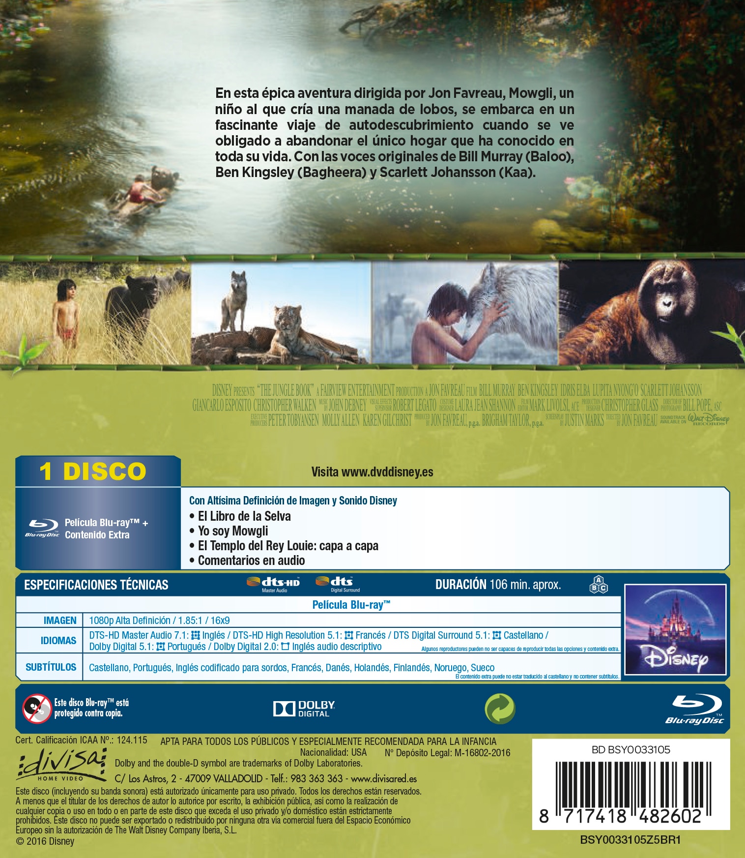 El libro de la selva (Blu-Ray) 2