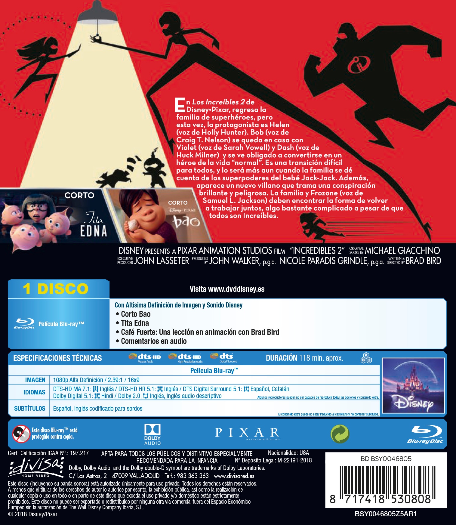 Los Increibles 2 (Blu-Ray) 2