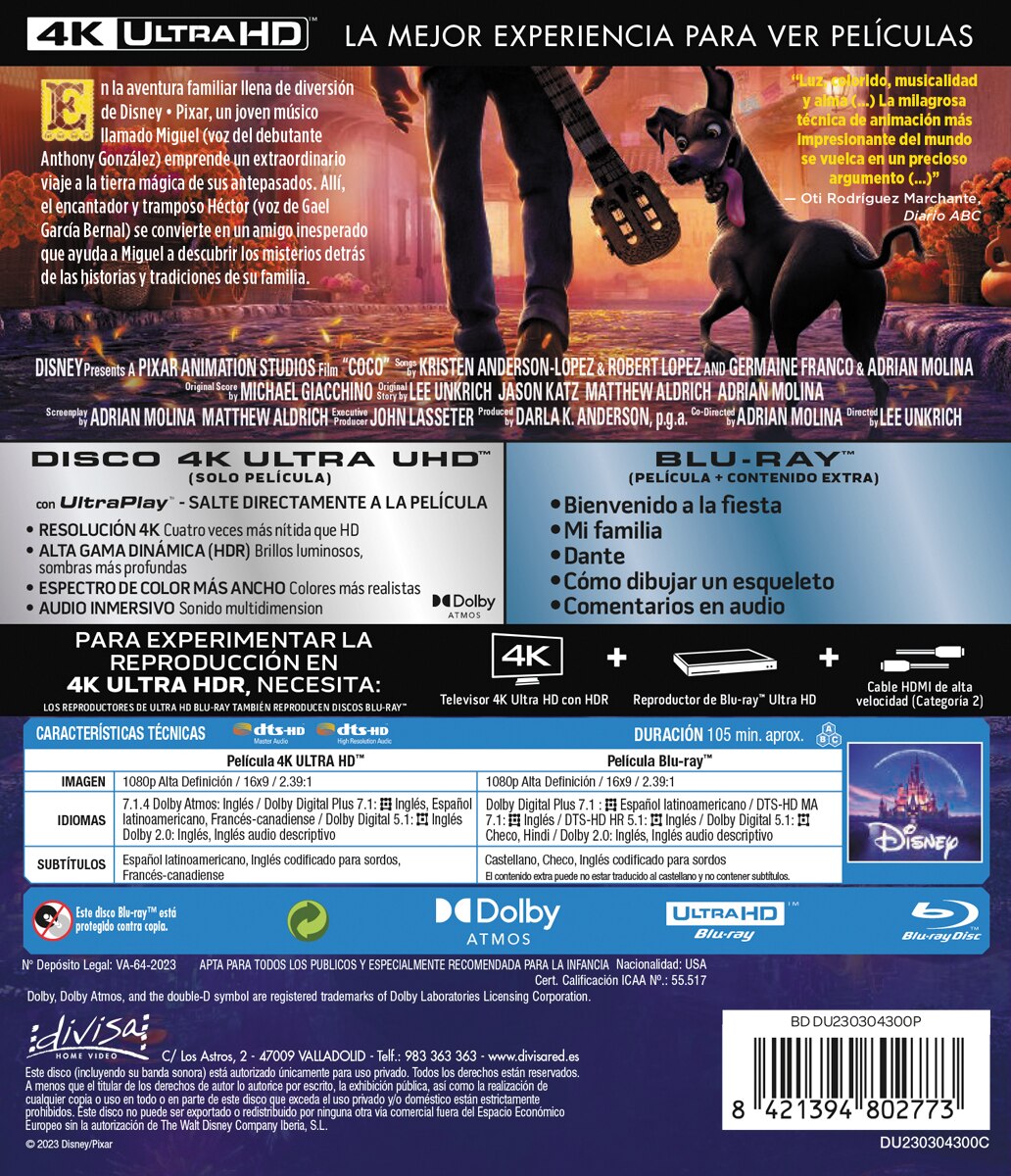 Coco (4K Ultra HD + Blu-Ray) 2