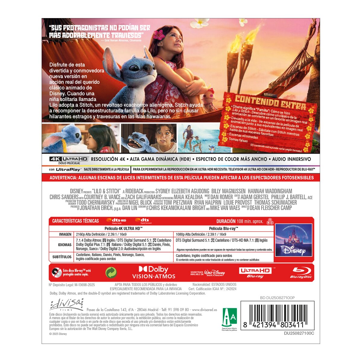 Lilo y Stitch (2025) (4K Ultra HD + Blu-Ray) 2