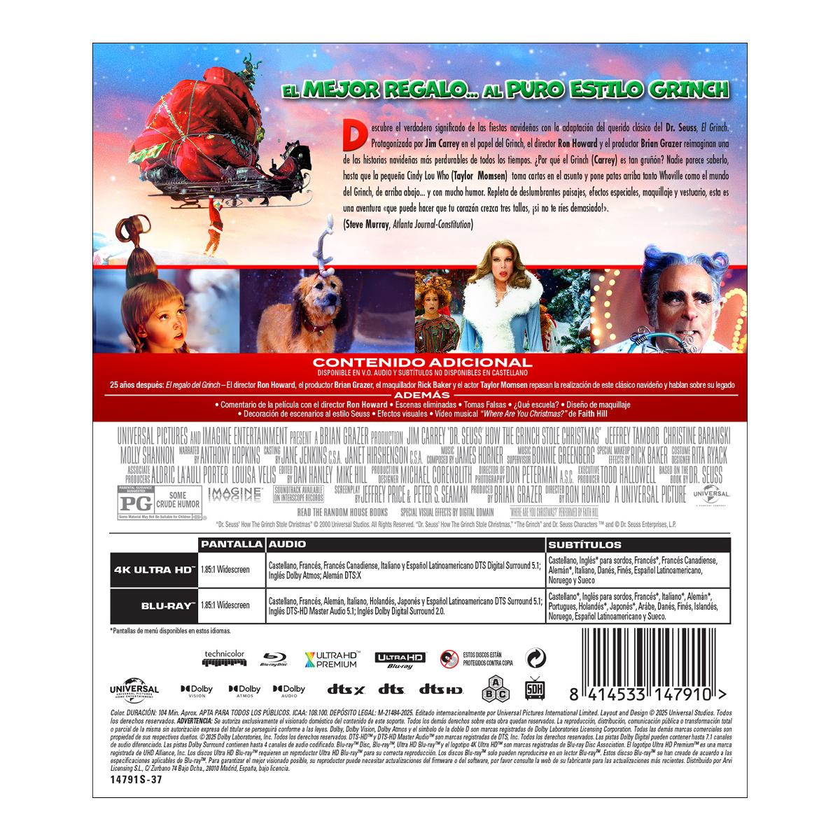 El Grinch (4K Ultra HD + Blu-Ray) 2