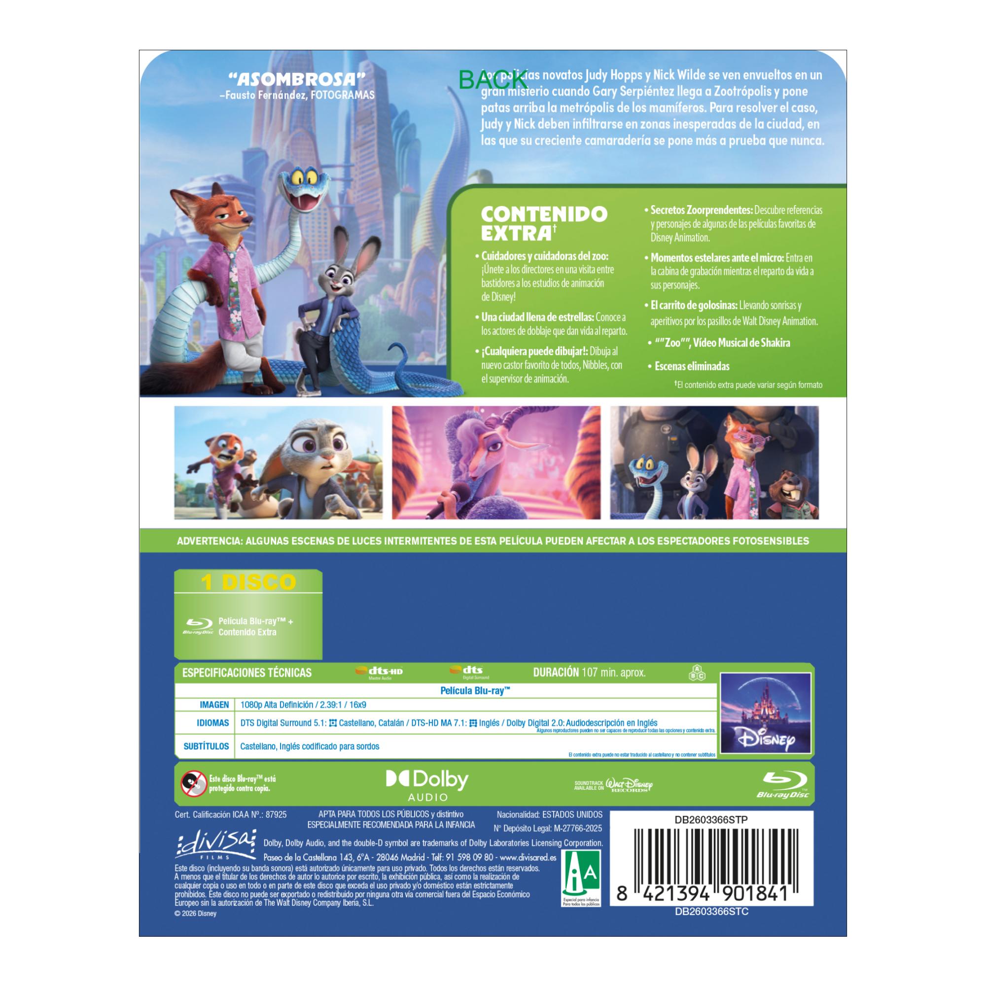 Zootrópolis 2 (Edición Metálica) (Blu-Ray) 3