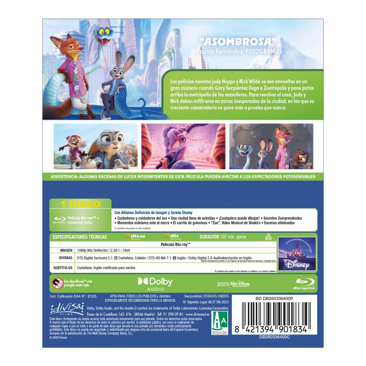 Zootrópolis 2 (Blu-Ray) 2