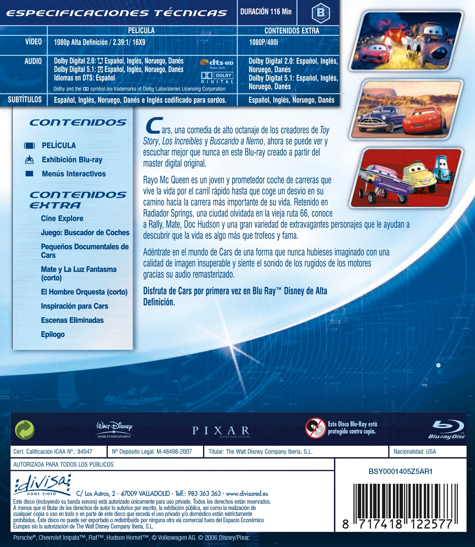 Cars (Blu-Ray) 2