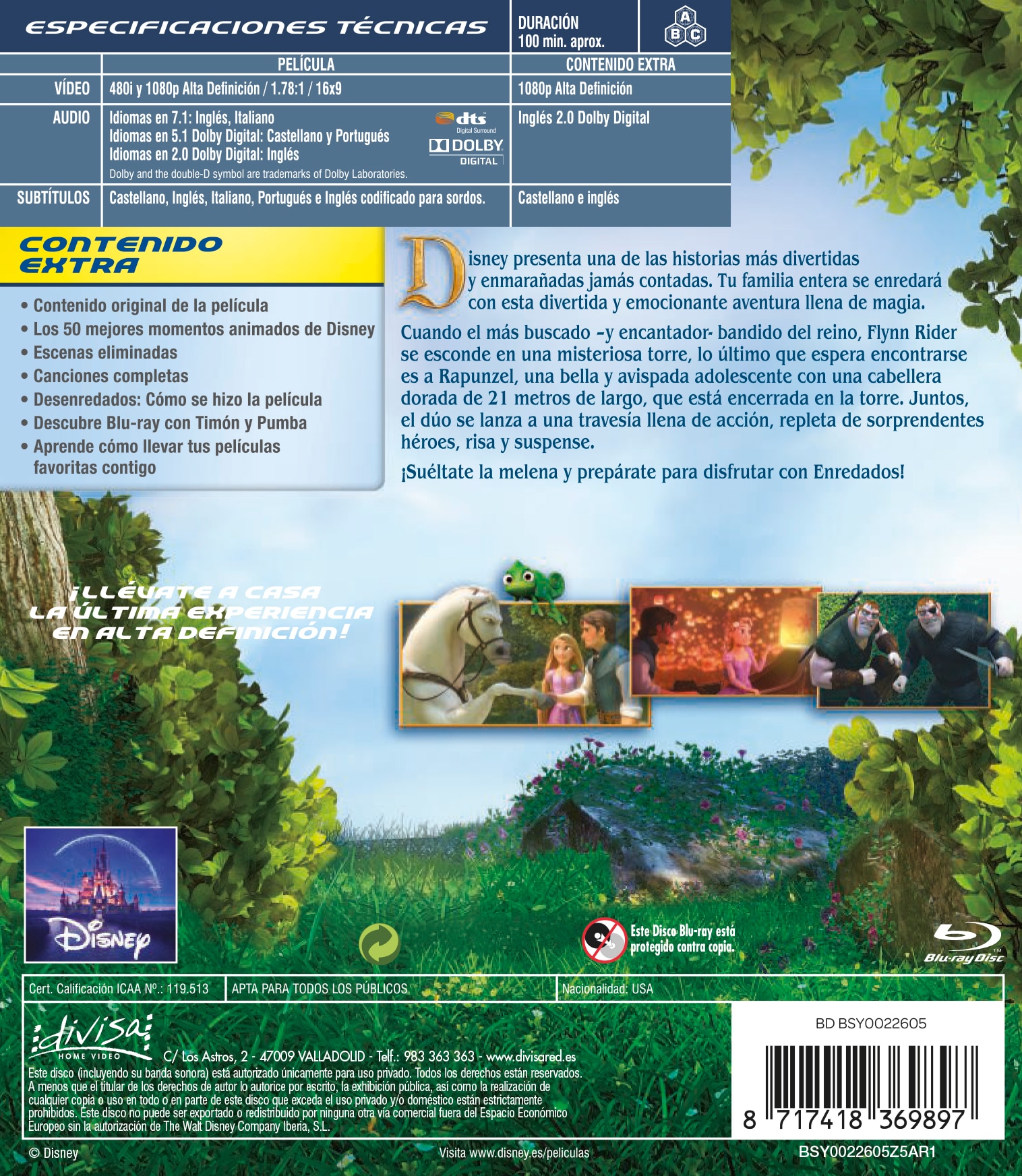 Enredados (Blu-Ray) 2