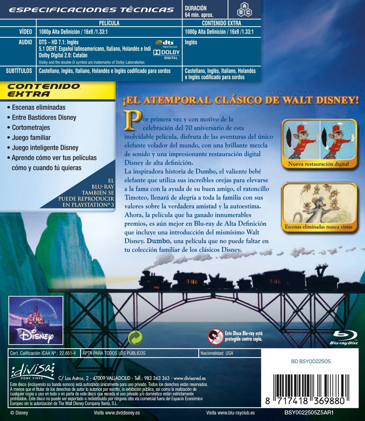 Dumbo (Blu-Ray) 2