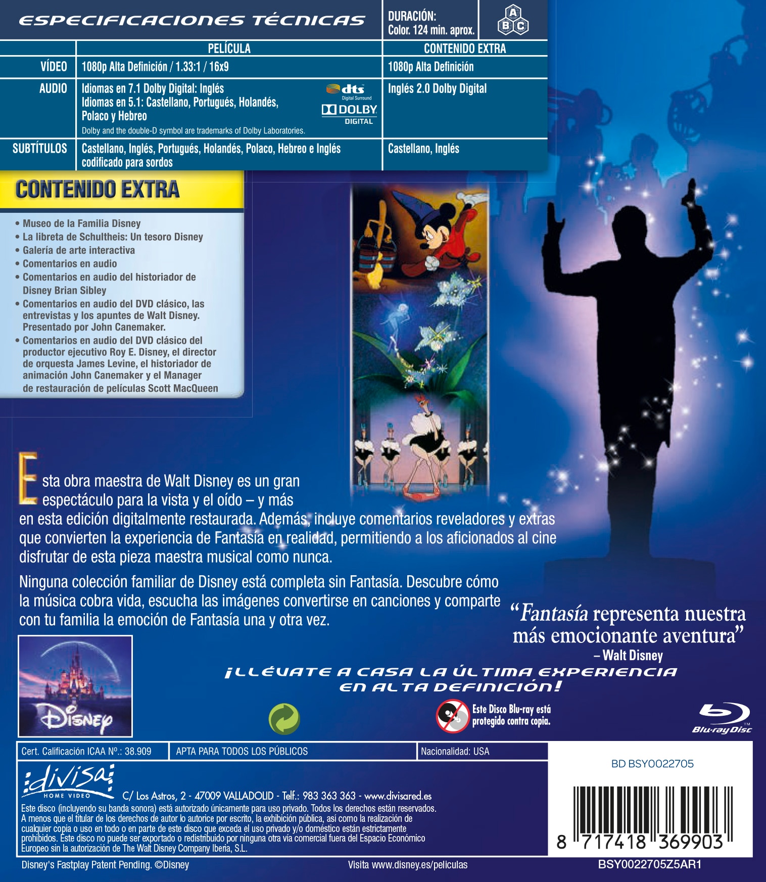 Fantasía (Blu-Ray) 2