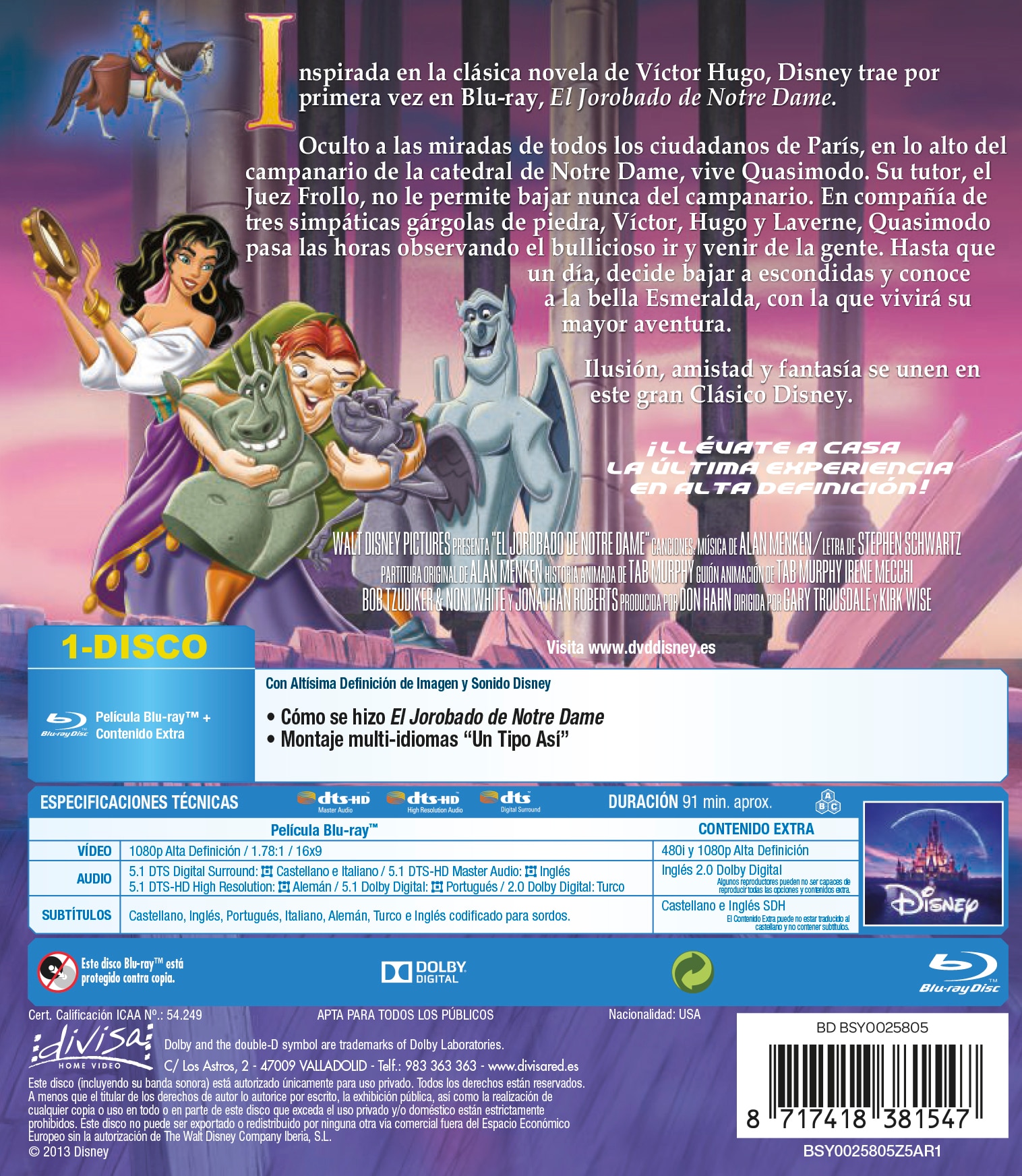 El Jorobado de Notre Dame (Blu-Ray) 2