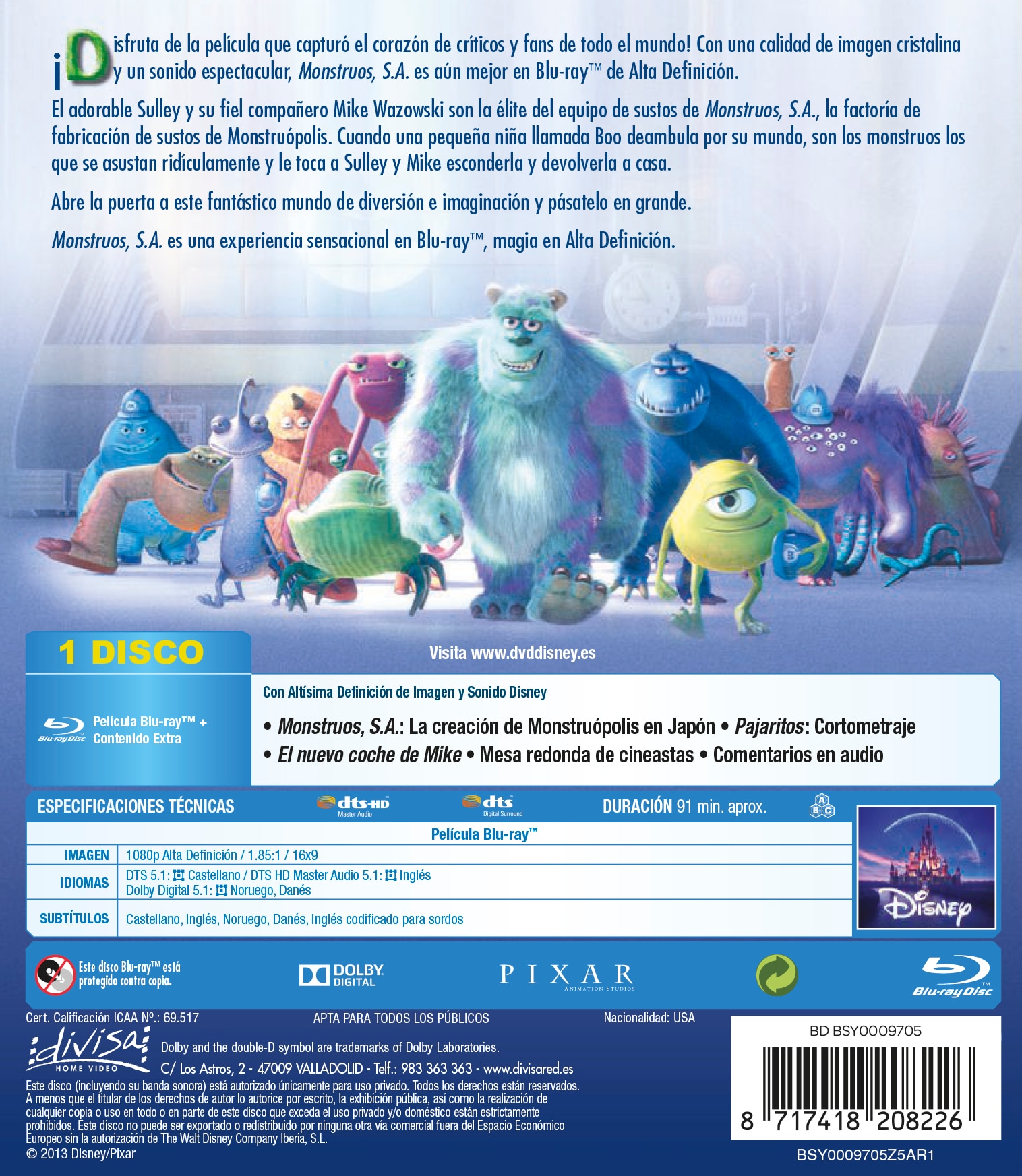 Monstruos S.A. (Blu-Ray) 2