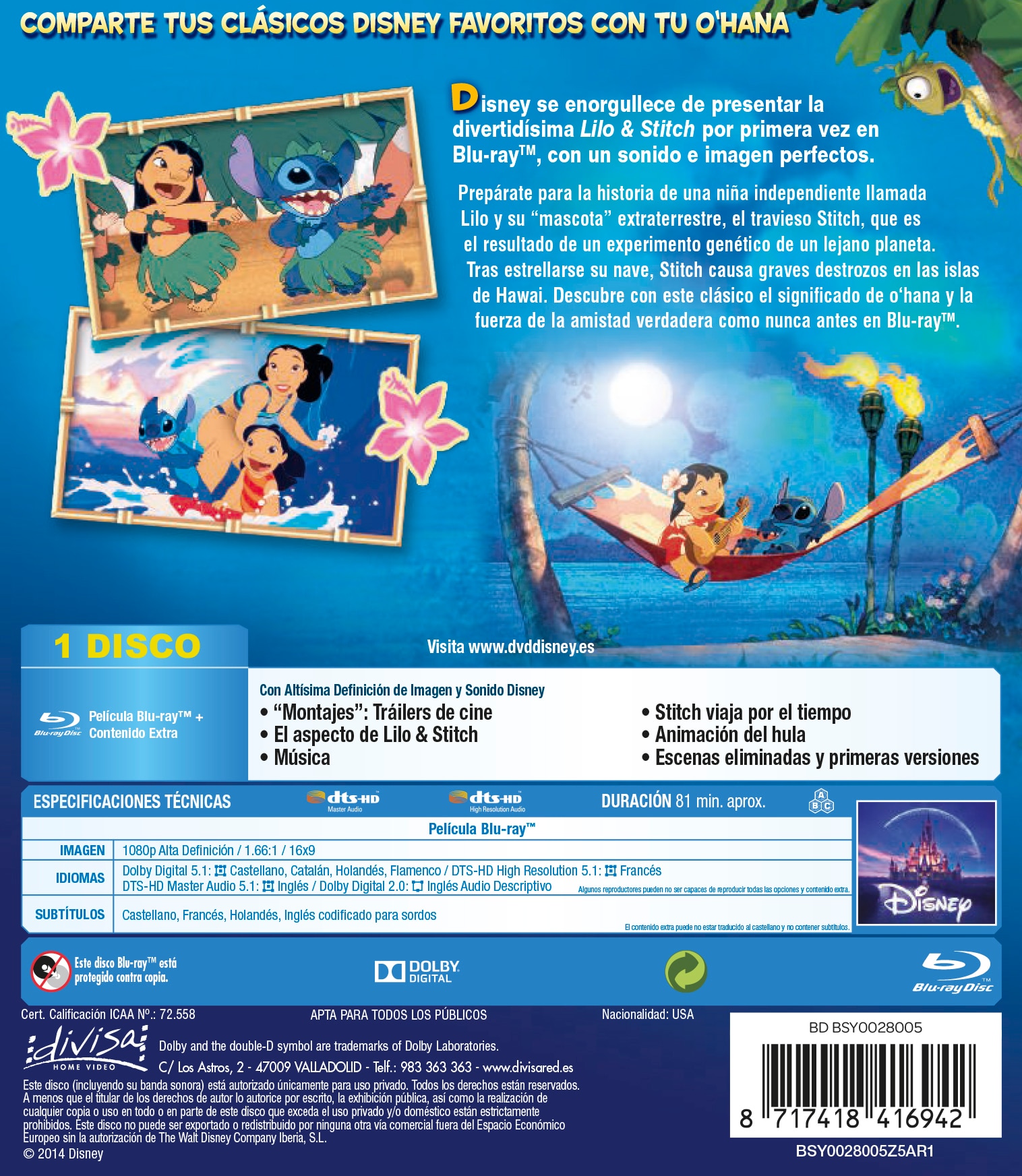 Lilo y Stitch (Blu-Ray) 2