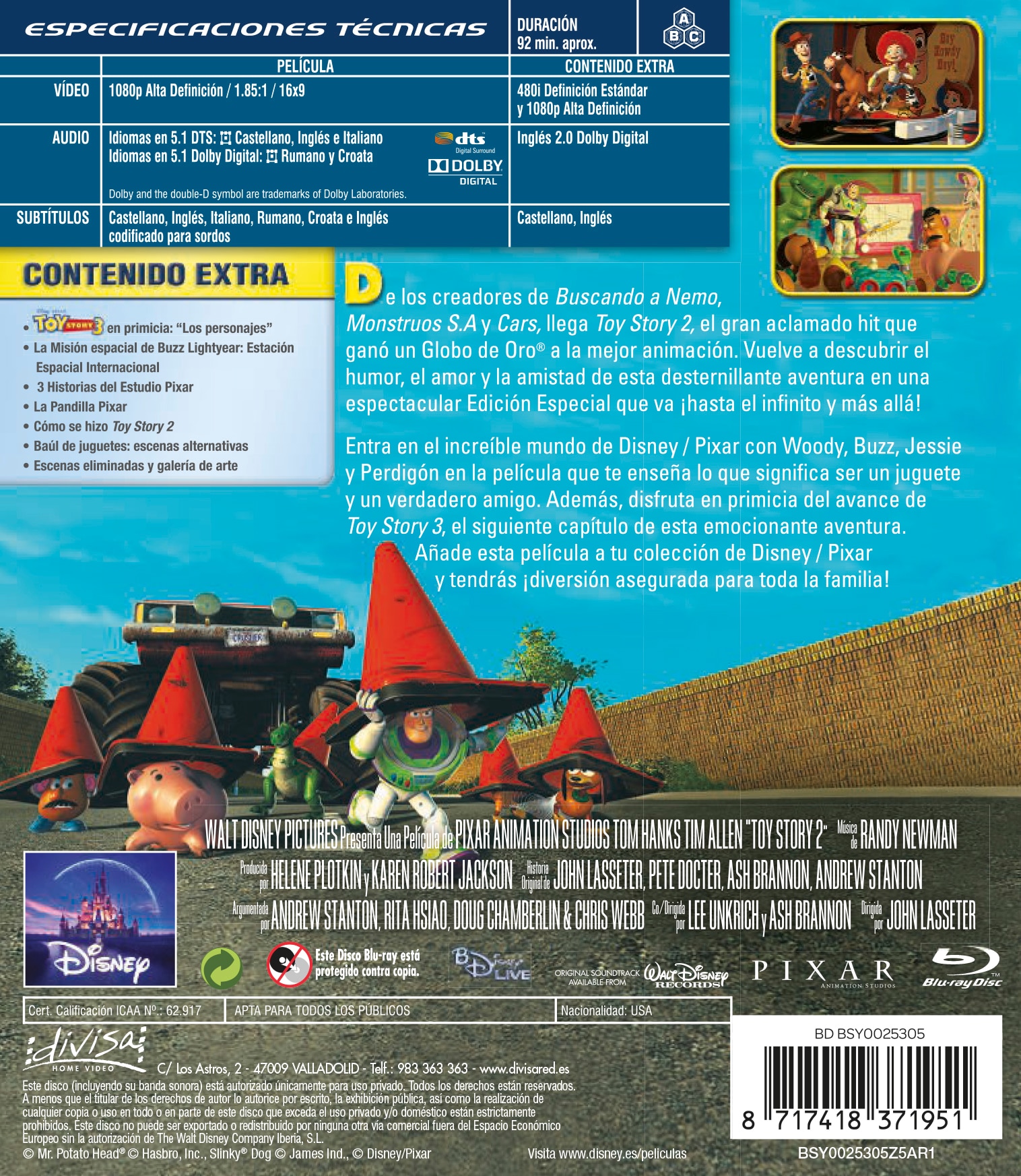 Toy Story 2 (Blu-Ray) 3