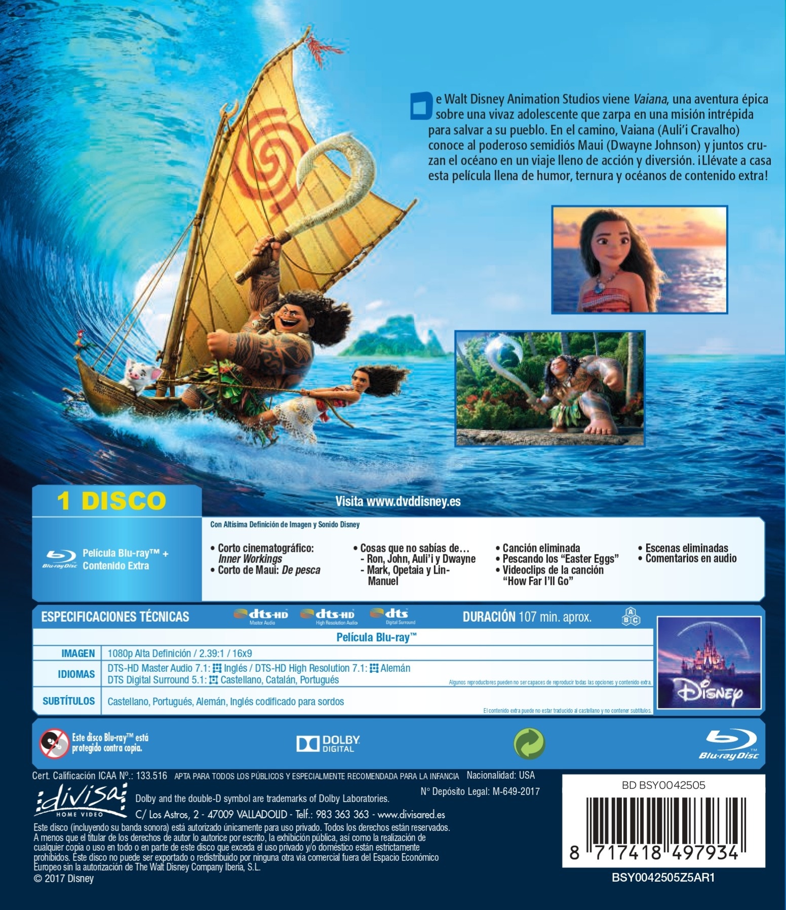 Vaiana (Blu-Ray) 2