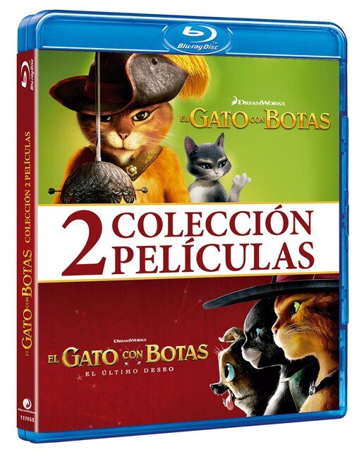 Imagen 0 de Pack El gato con botas 1-2 (Blu-Ray)