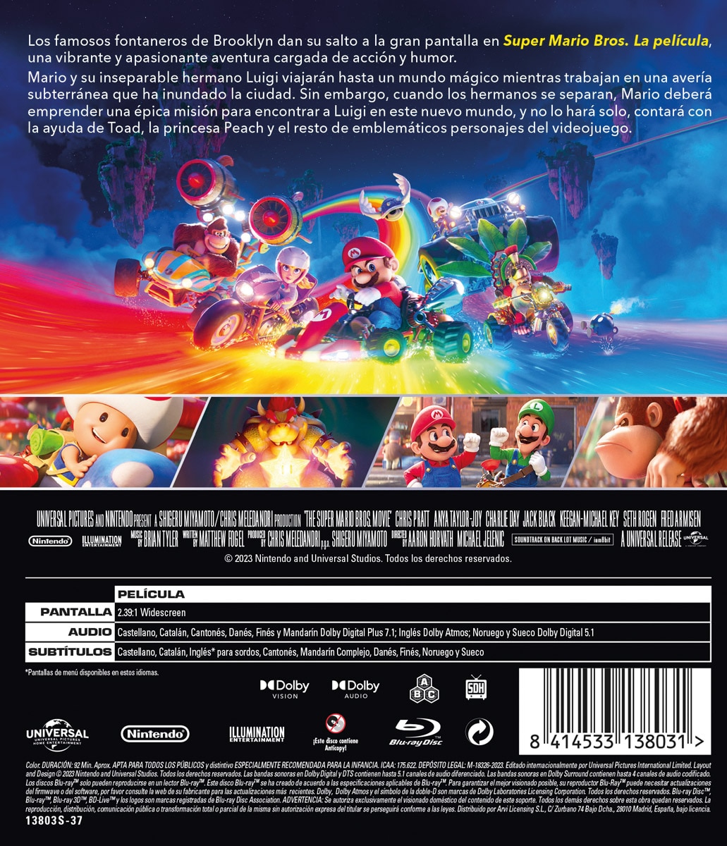 Super Mario Bros: La película (Blu-Ray) 2