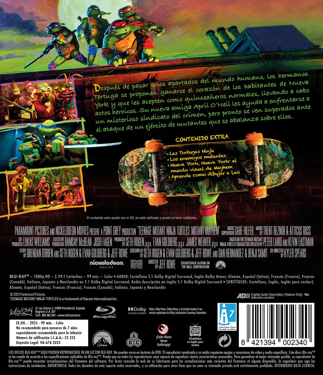 Ninja Turtles: Caos mutante (Blu-Ray) 2