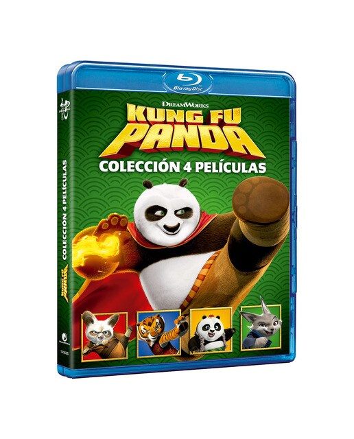 Pack Kung Fu Panda 1-4 (Blu-Ray).