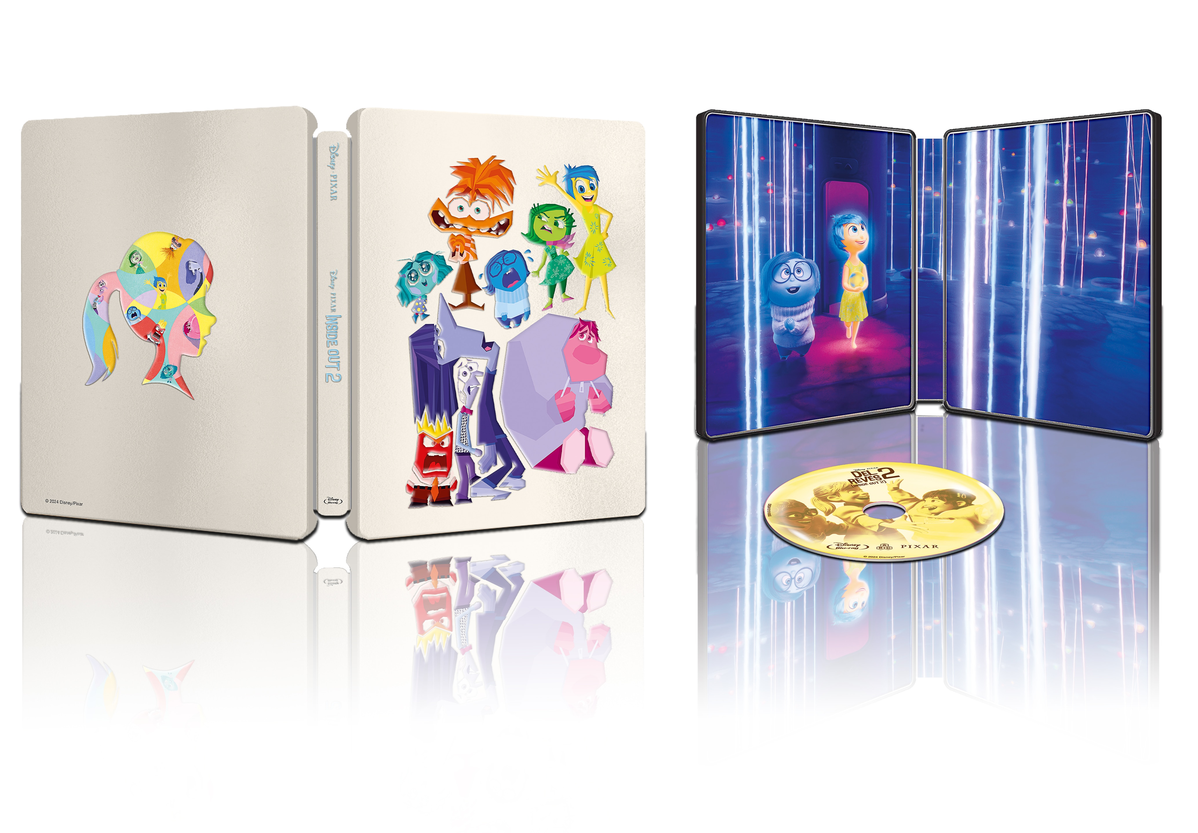Del revés 2 (Inside out 2) (Edición Metálica) (Blu-Ray) 2