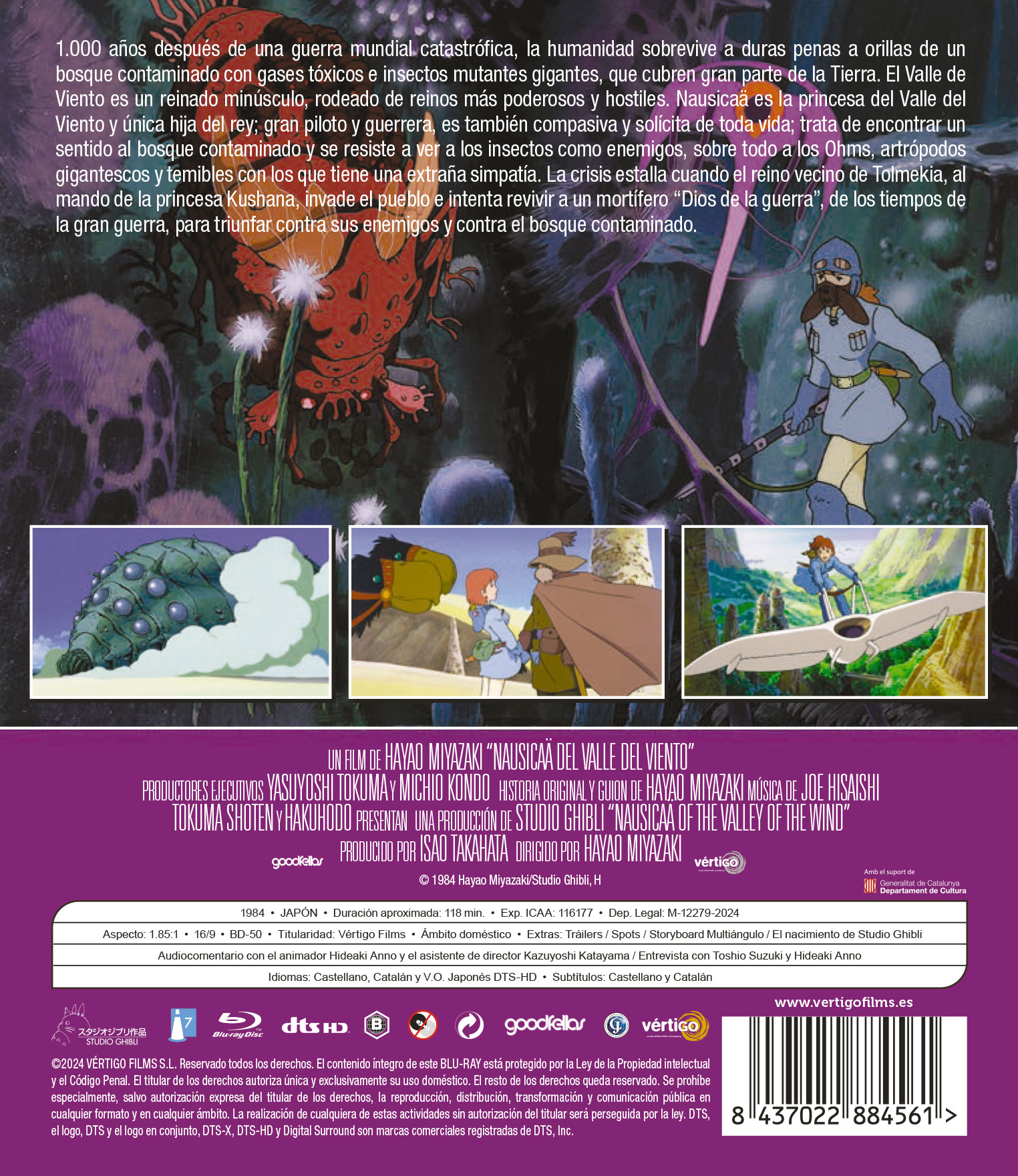Nausicaä del Valle del Viento (40 Aniversario) (Blu-Ray) 2