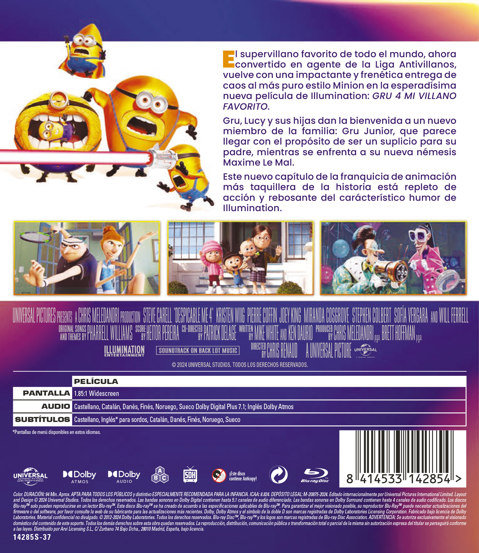 Gru mi villano favorito 4 (Blu-Ray) 2