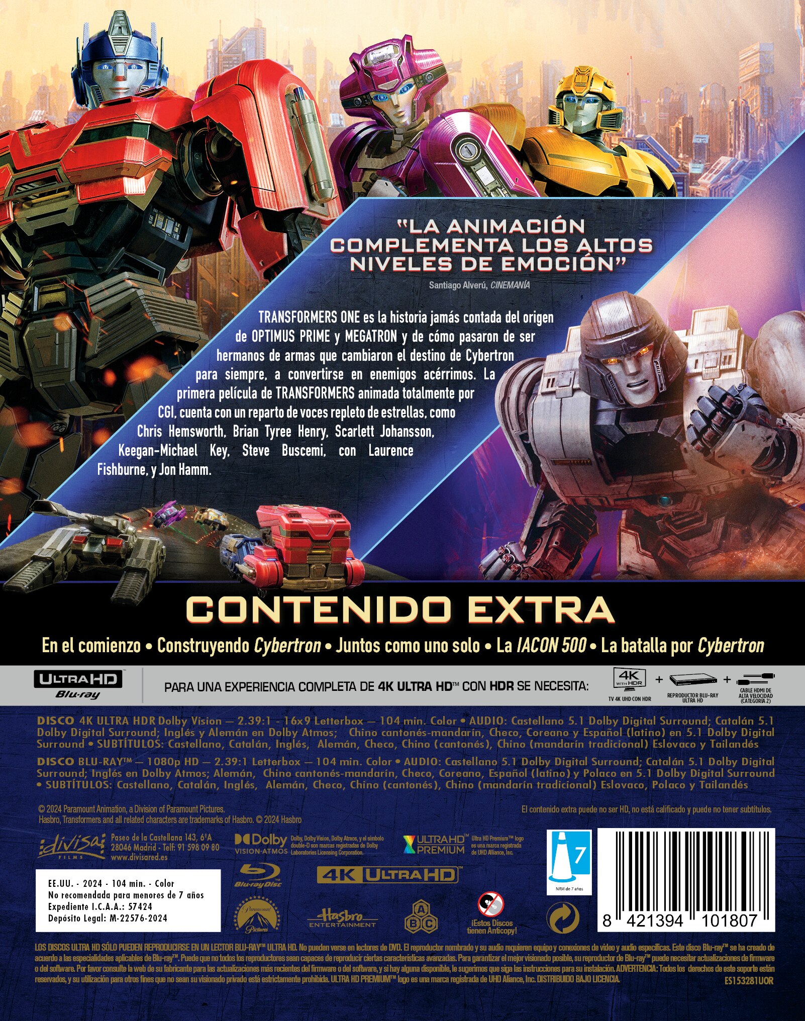 Transformers one (4K Ultra HD + Blu-Ray) 2
