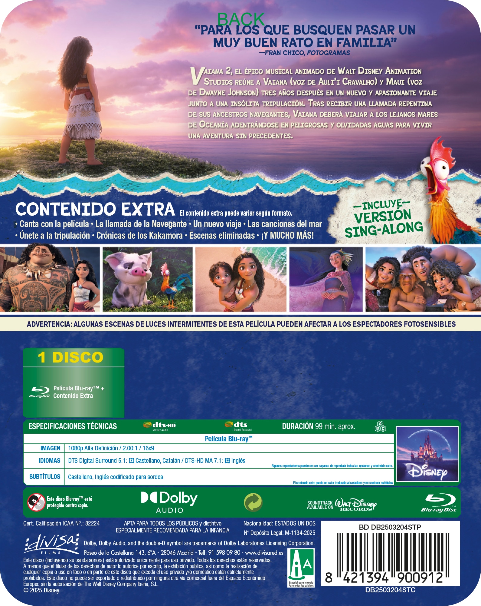 Vaiana 2 (Edición Metálica) (Blu-Ray) 3