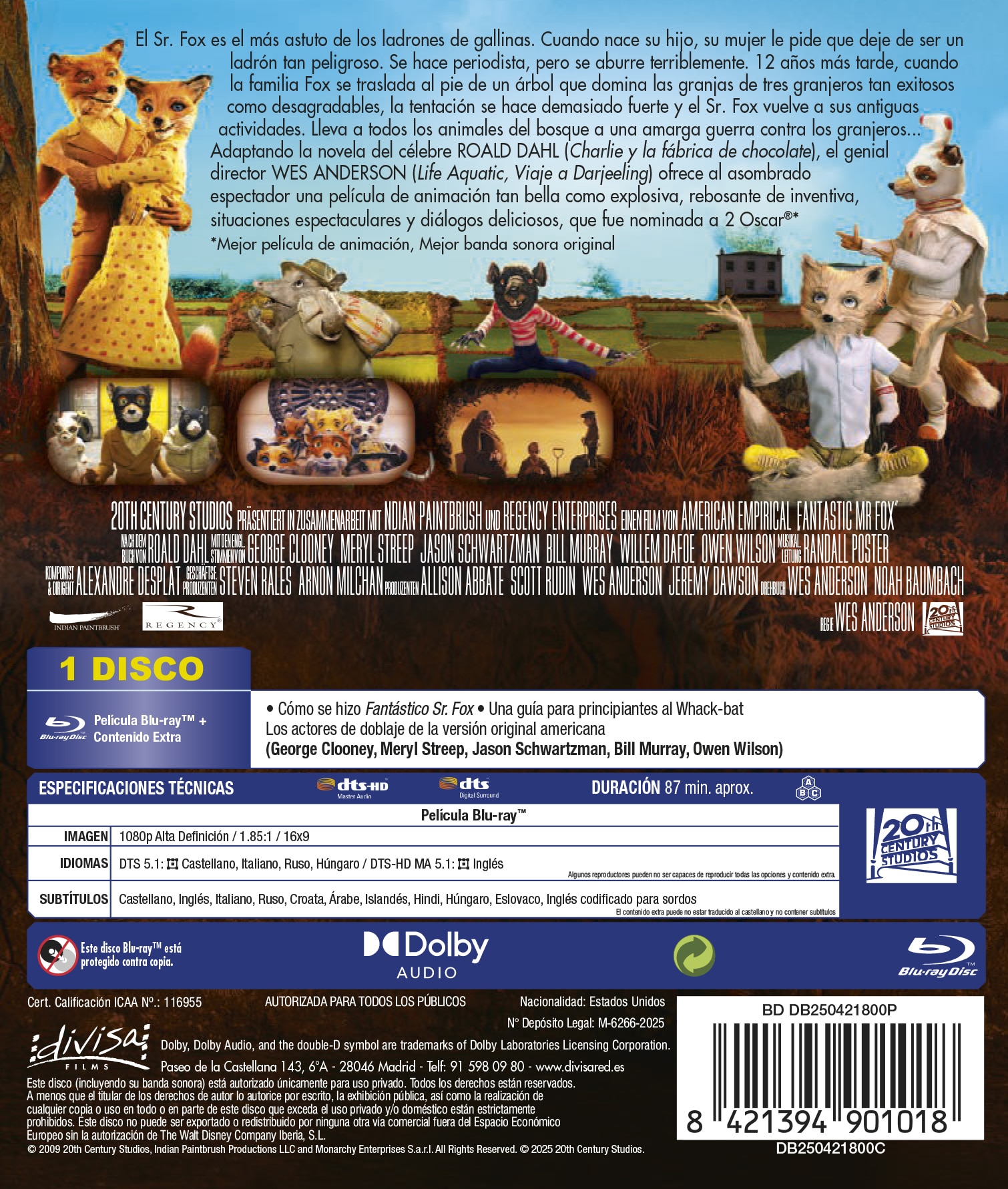 Fantástico Sr. Fox (Blu-Ray) 2