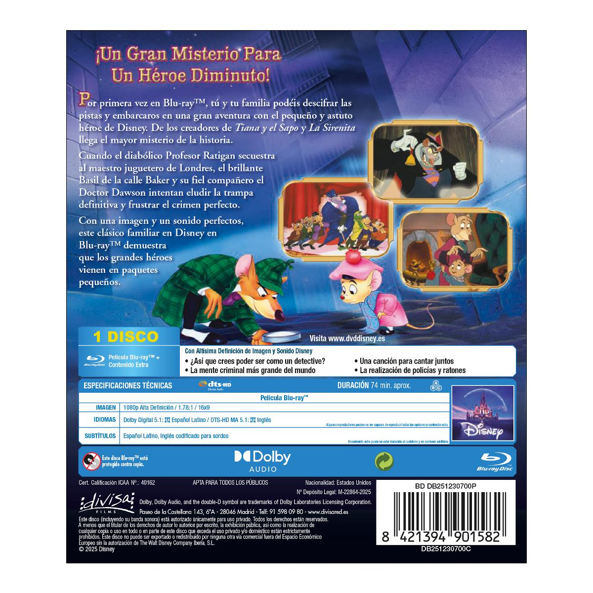 Basil, el ratón superdetective (Blu-Ray) 2
