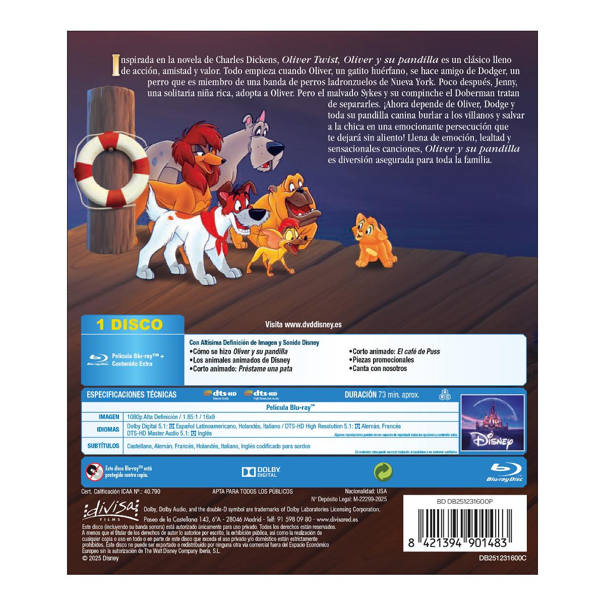 Oliver y su pandilla (Blu-Ray) 2