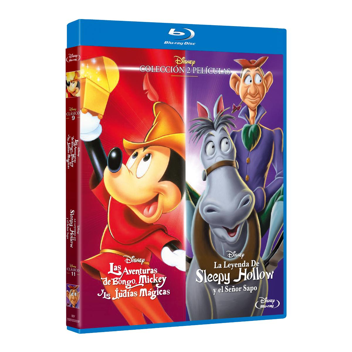 Imagen 0 de Pack Las aventuras de Bongo, Mickey y las judías mágicas + La leyenda de Sleepy Hollow y el Señor Sapo (Blu-Ray)