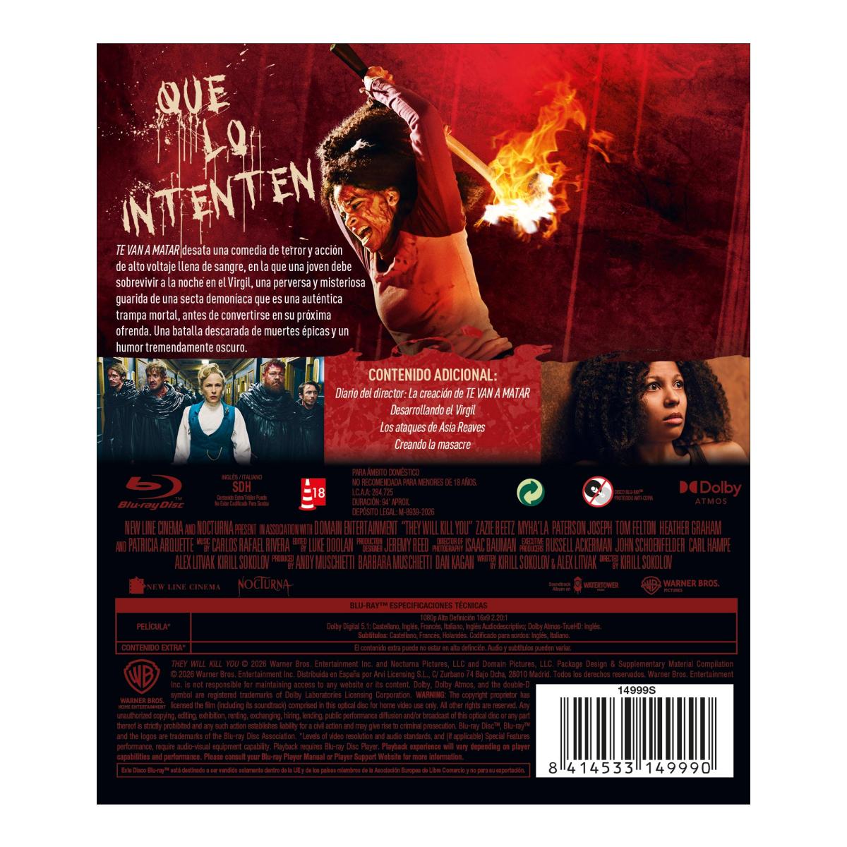 Te van a matar (Blu-Ray) 3