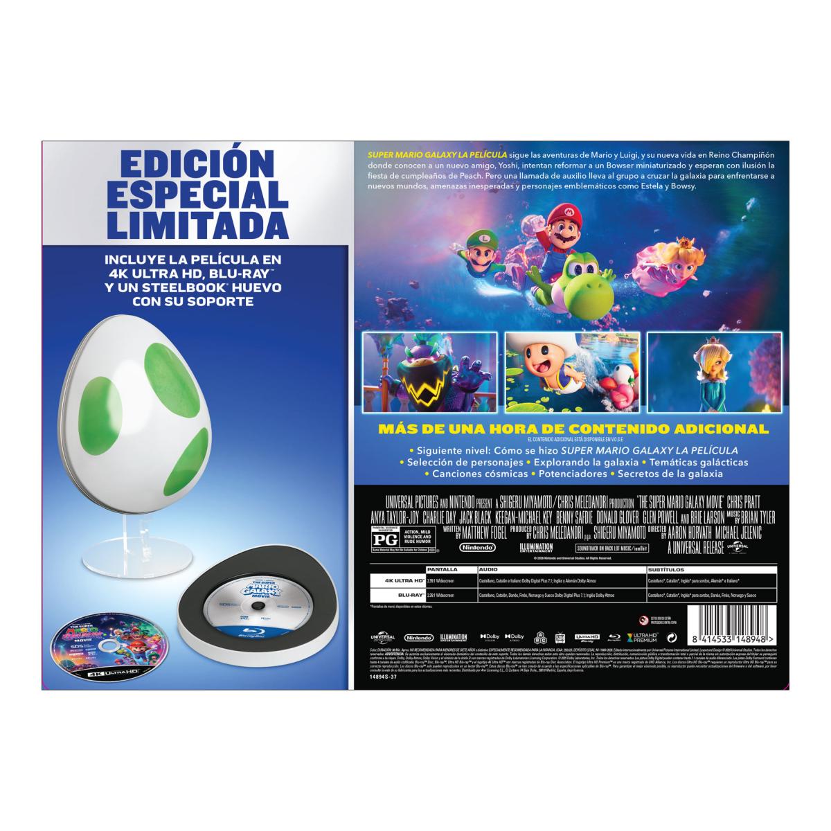 Super Mario Galaxy: La película Ed. Especial huevo Yoshi (4K Ultra HD + Blu-Ray) 3