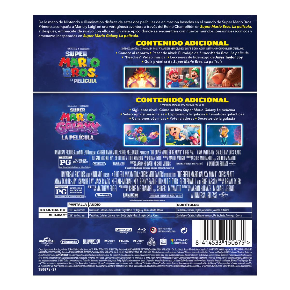 Super Mario. Pack 1-2 (4K Ultra HD + Blu-Ray) 2