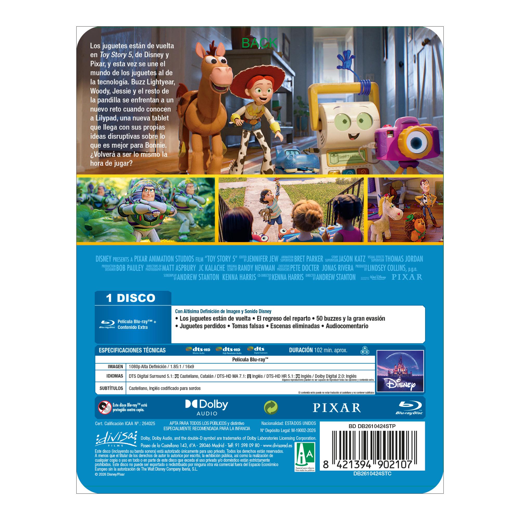 Toy Story 5 (Edición Metálica) (Blu-Ray) 2