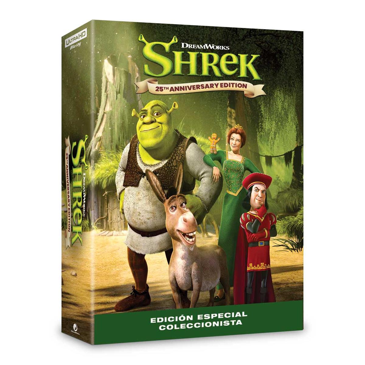 Imagen 1 de Shrek (UCE Edición Especial 25º aniversario) (4K Ultra HD + Blu-Ray + Blu-Ray BONUS)