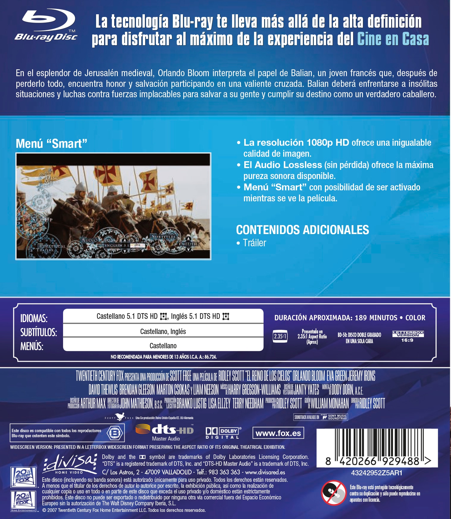 El reino de los cielos. El montaje del director (Blu-Ray) 2