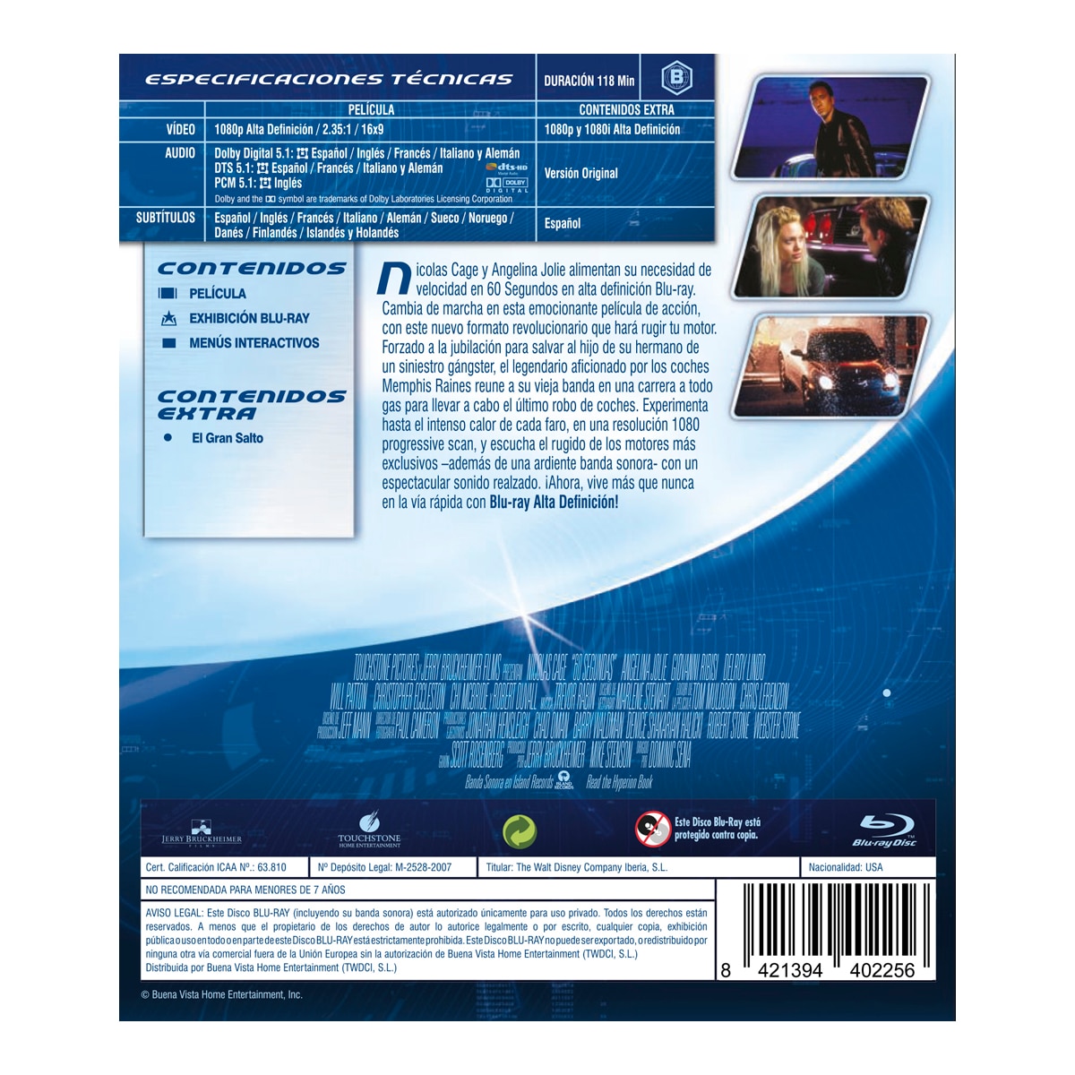 60 segundos (Blu-Ray) 2