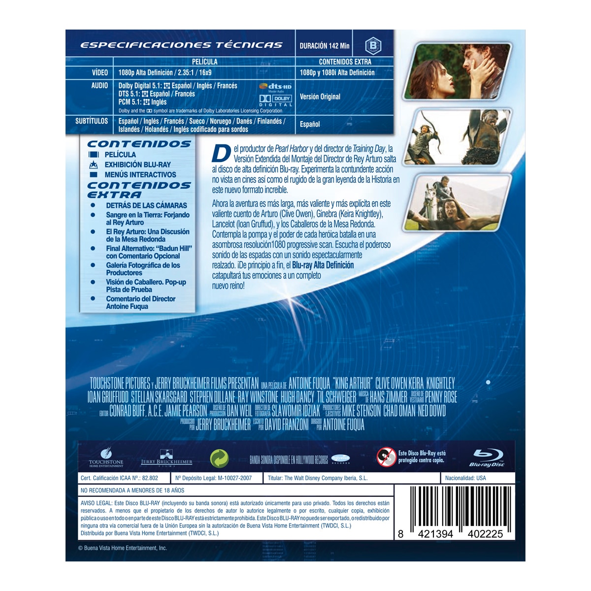 Imagen 2 de El Rey Arturo (Blu-Ray)