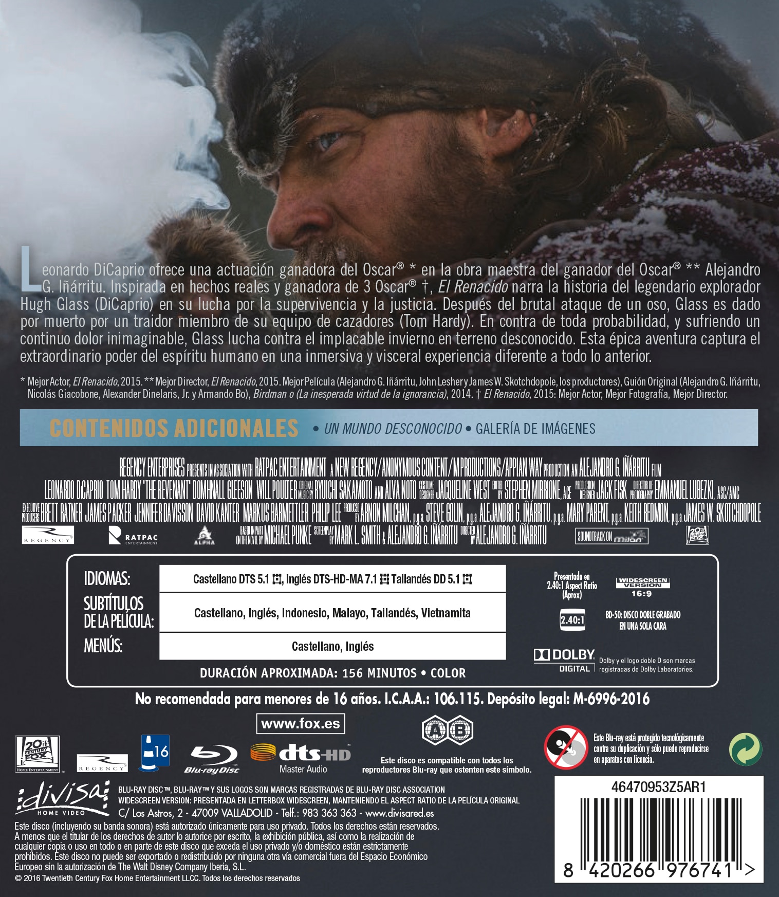 El Renacido – Edizione 4K Ultra HD + Blu-Ray - 3
