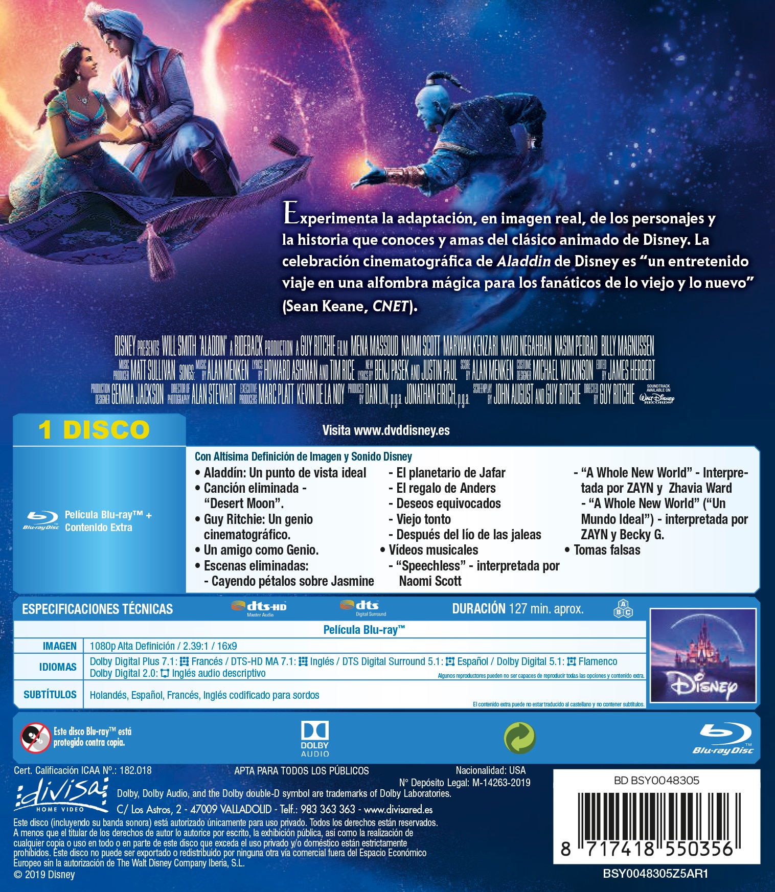 Aladdín (Blu-Ray) 2